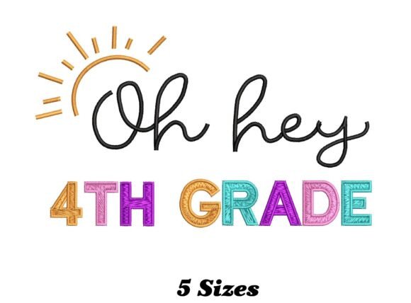 4th Grade Teacher Embroidery: A Charmer for Personalized Gifts