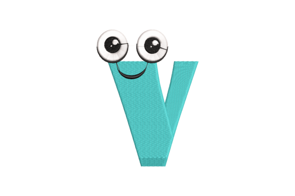 Funny Letter V: An Embroidery Design Review