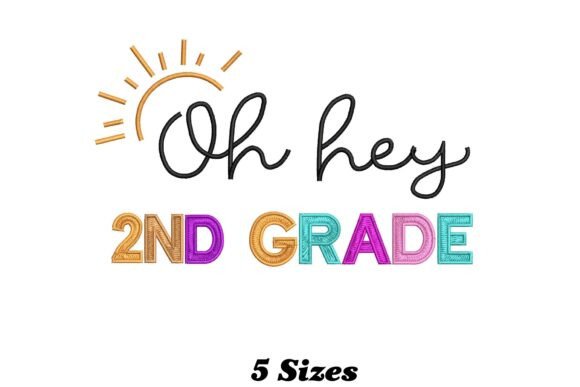 h1Hey 2nd Grade: A Playful Embroidery Design for Small Business Branding/h1