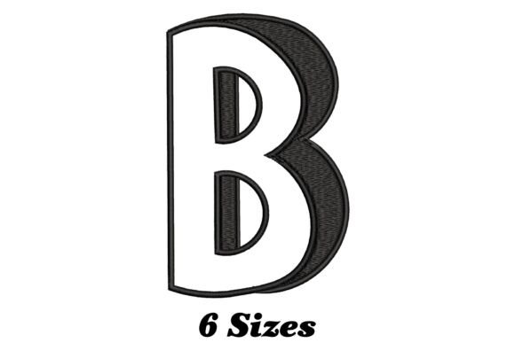 Stylish Alphabet Letter B: A Seller's Take on This Versatile Embroidery Design